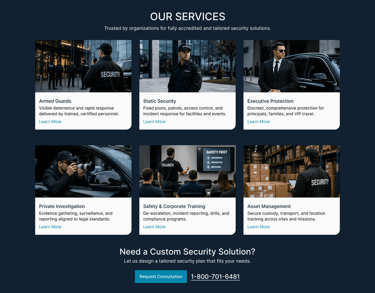Proivder International Services Brand atmosphere