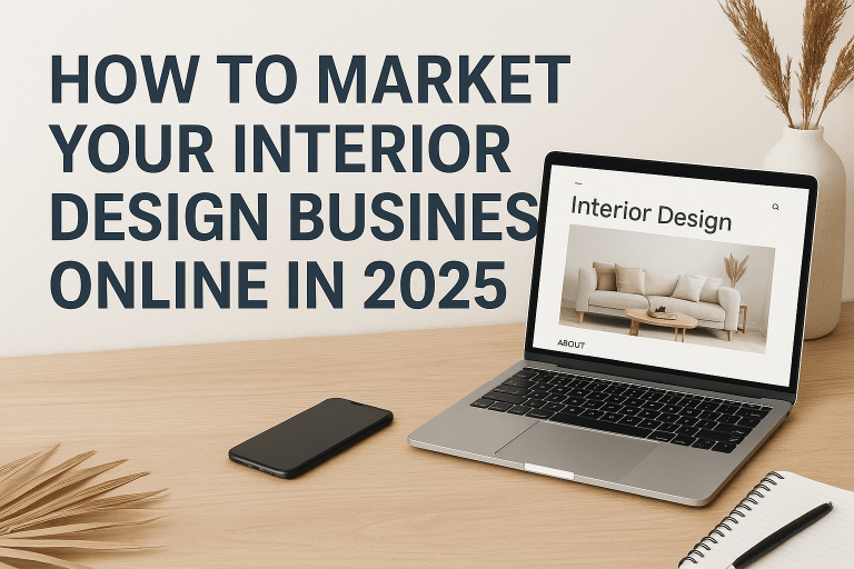 How to Market Your Interior Design Business Online in 2025